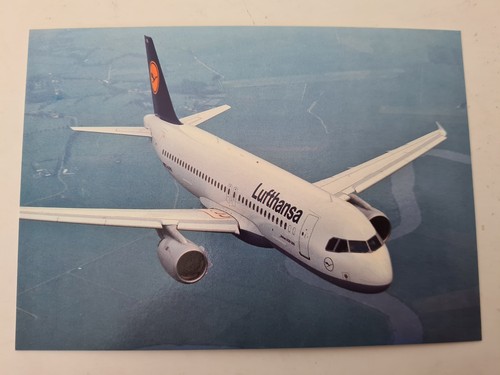 Postkarte lufthansa airbus - -,