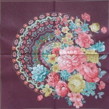 3 lose Servietten ~ Blumen