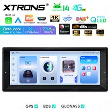 8+256G Autoradio Android 14 QLED 10,25" 4G LTE GPS Navi HiFi DSP Für BMW E39 E38