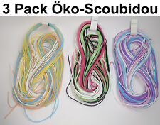 3x Öko-Scoubidou Bänder 120m