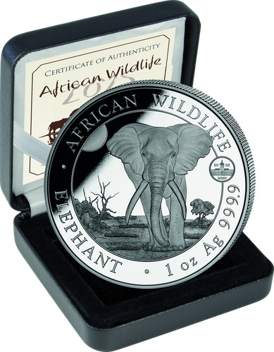 Unze silber somalia elefant - unze,