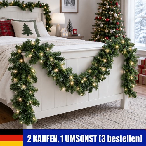 7mgrün weihnachtsgirlande - 2,7mgrün,