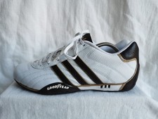 adidas Adi Racer Low Schuhe EU 43 1/3 UK 9 Goodyear weiß-braun 014059 Sneaker