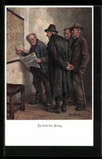 Künstler-AK Männer