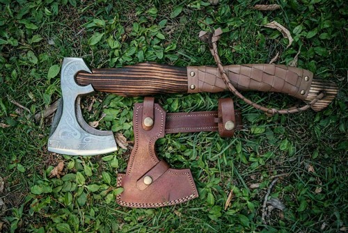 Handgemachte wikinger axt - handgemachte,