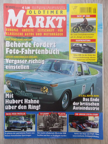 Oldtimer markt september 2005 - oldtimer,