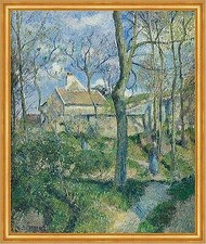 The Path to Les Pouilleux, Pontoise Camille Pissarro Frankreich Dorf B A1 00930