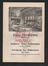 LEIPZIG, Werbung 1904, Oskar