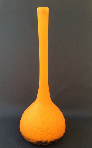 Französische orange kunstglas - franzÖsische,