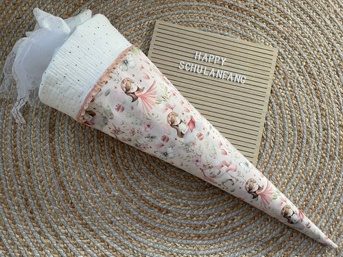 Schultüte zuckertüte stoff - schultüte,
