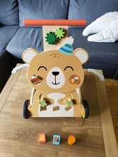 Lauflernwagen Holz für Kinder