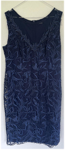Blaues cocktailkleid marke - blaues, cocktailkleid,