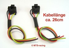 2x AMP H4 Stecker Anschluss