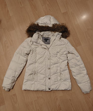 Tommy Hilfiger Damen Daunenjacke in Creme, Größe XS
