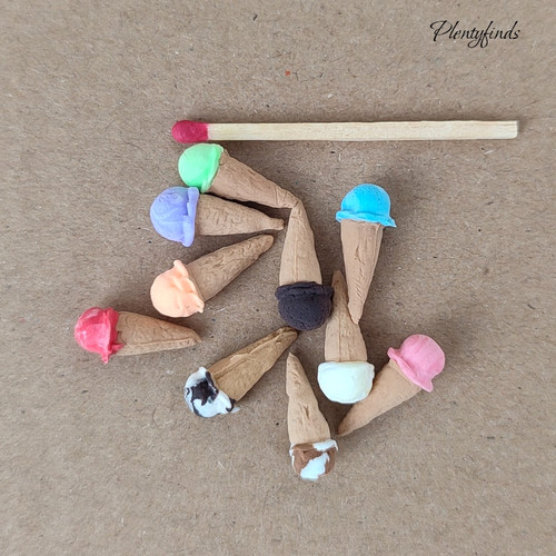 Miniatur eis süßigkeiten - miniatur,