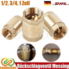 Rückschlagventil aus Vollmessing, Rückflussverhinderer bis 100°C, 10bar Aquastop