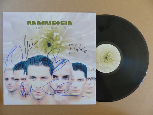 Rammstein signed autogramm - rammstein,