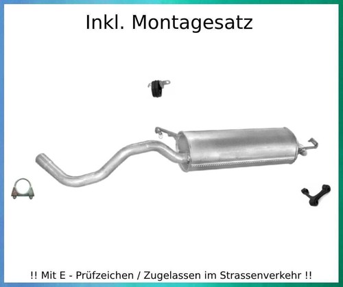 Endschalldämpfer für golf - endschalldämpfer, vw
