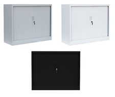 Querrollladenschrank Sideboard 100cm breit Aktenschrank Rolladenschrank 3 Farben