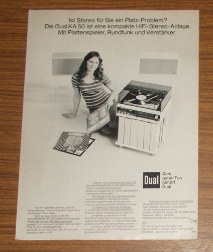 Seltene werbung vintage dual - vintage,