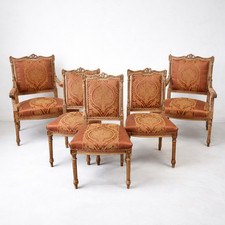 6 antike Gründerzeit Stühle