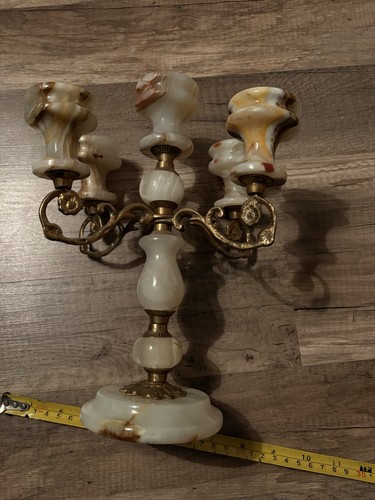 Kerzenleuchter aus onyx und - aus,