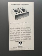 Buckau-Wolf Grevenbroich Maschinen & Anlagen 1968 Vintage Ad Werbung Reklame