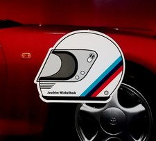 BMW Motorsport Helm Helmet Aufkleber Sticker BMW M3 E30 M Power Winkelhock DTM @
