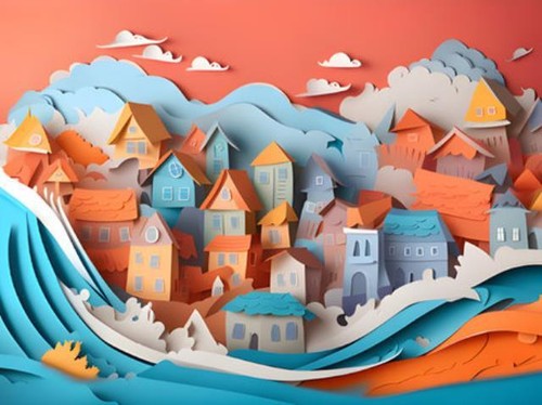 Wandbild illustration - wandbild:,