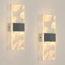 2stk Moderne LED Wandleuchte