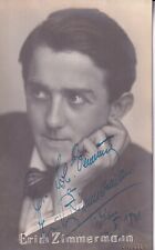 Erich Zimmermann - Oper - original signiert "Wien 1931"