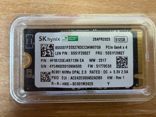 Hynix 512gb 2242 pcie - m.2,