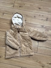 H&M Beige Cord Jacke 92
