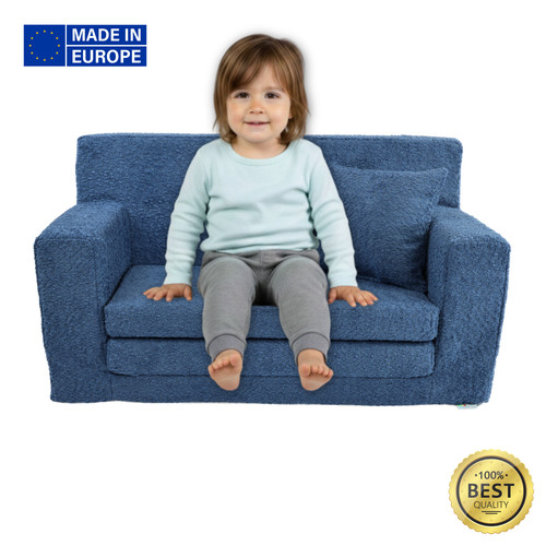 New kindersofa teddystoff - new, -kindersofa