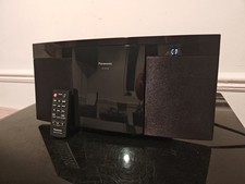 Panasonic SC-HC19 schwarz Wandmontage Kompakt Stereoanlage CD Player + Fernbedienung