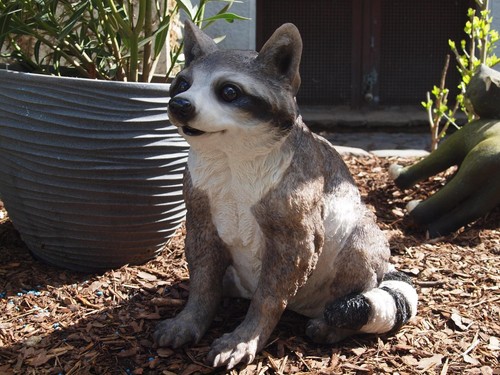 Deko figur waschbär - figur,
