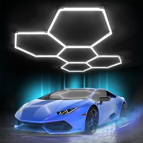 Led hexagon lampe - 5x,