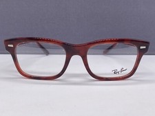 Ray Ban Brille Herren. Damen Braun Rechteckig Kunststoff RB 5383