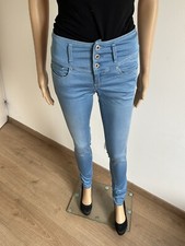 Hellblaue push salsa jeans - up,