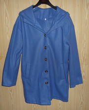 Filzjacke, Filzmantel, ungefüttert, Neu, Jeansblau, Größe 40/42