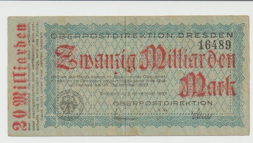 Notgeld oberpostdirektion - notgeld,