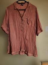 Damen Crashbluse Bluse Gr. L