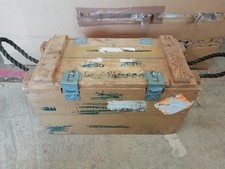 BW NATO MUN. KISTE HOLZ GROß VINTAGE !!!