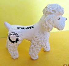 Werbefigur - Trumpf Strümpfe "Weißer Pudel"