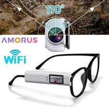 2.7K HD WiFi Smart Glasses Kamera FPV Videoaufnahme Brille mit APP Steuerung