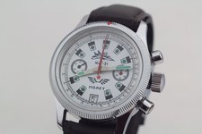 Poljot 3133 mechanische Herreuhr Chronograph MIG 31 Handaufzug # 12200