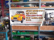 Citroen 2CV Werbung Plakat Poster 70er original NOS