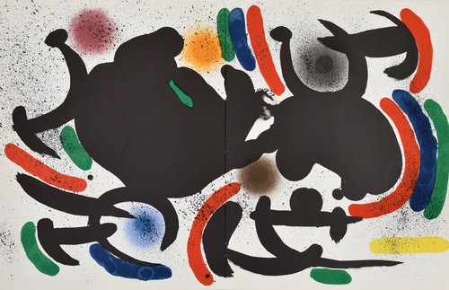 Miro original farblithografie - miro,, original-farblithografie