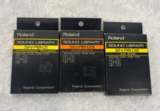 Lot of 3 Roland Sound Library