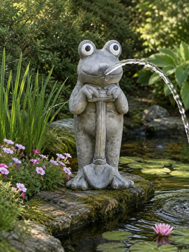 Großer wasserspeier frosch - wasserspeier,